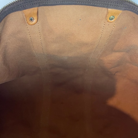 💯 Authentic Louis Vuitton Keepall 50 Monogram Vintage - Picture 13 of 15